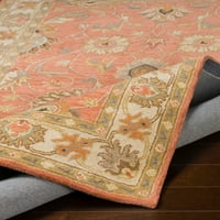 Уметнички ткајачи Чака Руст Традиционален килим со кружна област