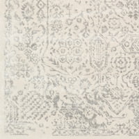 Уметнички ткајачи Роми Медалјон област килим, светло сива, 7'10 10