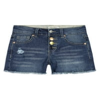 Девојките од essесика Симпсон изложени џеб Jeanан шорцеви, големини 7-16
