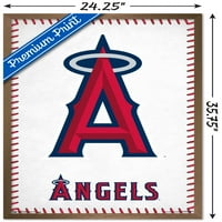 Лос Анџелес Ангели-Логото Ѕид Постер, 22.375 34