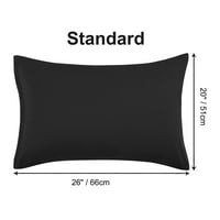 Единствени поволни цени 4-парчиња меки перници за микрофибер црн стандард