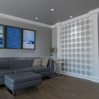 Декоративни wallидни панели со средна вембила во архитектонско одделение ПВЦ