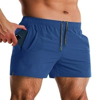 Рејлун Машки Дно Висок Струк Летни Кратки Панталони Еднобојни Шорцеви За Плажа Мажи Секојдневни Мини Панталони Празнична Облека