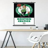 Бостон Селтикс - постер за wallидови на лого, 22.375 34