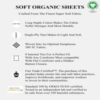 Органско памучно покритие на памук
