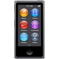 Обновен Apple iPod нано 7-Та Генерација 16gb Простор Греј MKN52LL А