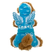 Памук еден ангел крилен џемпер за кученца кучиња за момчиња или девојчиња [на располагање на повеќе големини]