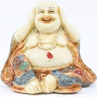 Фенг Шуи не слушаме злото среќно лице како се смее Буда фигура за дома, статуа статуа Подарок подарок за подароци за затоплување