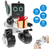 Аукфа робот играчка за деца дете, програмабилно танцување пеење вградена свинче банка, контрола на допир и глас, r'chargable & LED очи Интелигентни интерактивни интеракти?