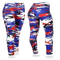 Zubaz NFL Women'sенски Бафало Билс Камо за печатење на нозе за нозе