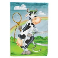 Каролини Богатства АФ0533CHF крава играње Тениско Знаме Платно Куќа Големина Голема, разнобојна