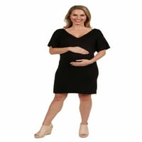 24Севечна облека за удобност против вратот лабав одговара на породилното одморалиште фустан