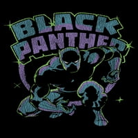 Графичка маица со црни пантерски момчиња природно родено графичка маица, 2-пакет, големини 4-18