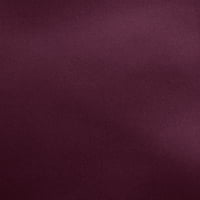 Крајна Текстилна Сатенска Тркалезна Покривка за Маса - За свадба, Специјален Настан или банкет, Магента Црвена