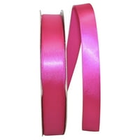 Reliant Ribbon Single Face Satin Allive Azalea розова полиестерска лента, 3600 0,87