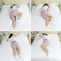 Единствени поволни цени Египетска памучна патентирана перница за тело, покритие бело 20 48