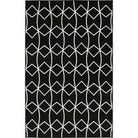 LOMAKNOTI TERRACE TROPIC TAMARIEZ 8 '10' геометриски затворен простор на отворено килим црно бело