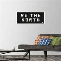 Торонто Рапторс - Ние Северниот Ѕид Постер Со Притисни Иглички, 14.725 22.375