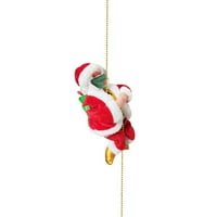 Божиќ Декорација Дедо Мраз Електрични Качување Виси Скала Божиќ Играчки