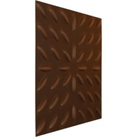 5 8 W 5 8 H Blaze Endurawall Decorative 3D Wallиден панел, Универзална старосна метална 'рѓа