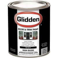 Glidden Door & Trim High-Gloss боја, црна, квартал