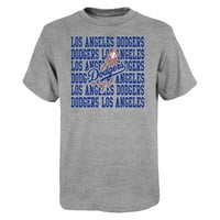 Млади Греј Лос Анџелес Доџерс Повторете ја маицата со лого