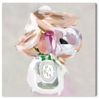 Винвуд студио платно миризливи води мода и глам парфеми wallидни уметности платно печати бела бела беж 12х12