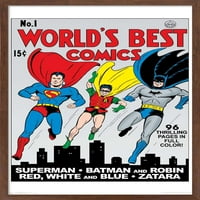 Стрипови - Бетмен И Робин-Најдобри Стрипови Во Светот - Насловна Ѕид Постер, 14.725 22.375