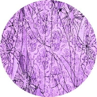 Агли Компанија Затворен Круг Апстрактен Виолетова Современа Област Килими, 5 ' Круг