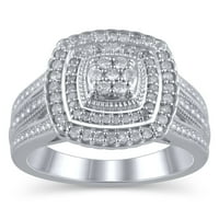 Карат Т.В. JK -i2i засекогаш невеста - ограничено издание дијамантска перница во стерлинг сребрена големина 5