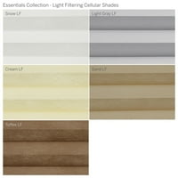 Колекција на Custom Essentials, безжична светлина за филтрирање на светлина, песок, 3 4 Ширина 48 Должина
