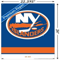 Њујорк Островјани-Лого Ѕид Постер со Pushpins, 22.375 34