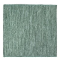 Зинс плетенка килим зелена