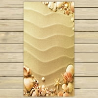 море школки со песок Плажа Бања Крпи Туш Крпа За Дома Отворено Патување