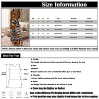 Мода Жените Лабава Лето Секси Халтер Печатење V - Вратот Долг Ракав Фустан