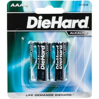 Diehard 41- 280-лумен вртливата глава и батерии на AAA, пакет