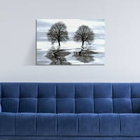 Уметничка галерија за ремек -дело Замислете го рефлексија на дрво од Илона Велман Канвас Фото уметност Печати 24 36