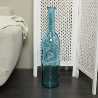 Декод 30 Висока шпанска тесна грчева стаклена вазна за рециклирана стаклена вазна