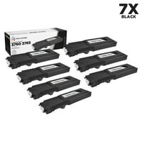 Компатибилен Dell 331- W8D сет на црни ласерски касети за тонер за употреба во Dell C3760DN, C3760N и C3765NF печатачи