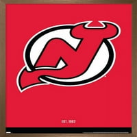 Њу Џерси Ѓаволи-Логото Ѕид Постер, 14.725 22.375