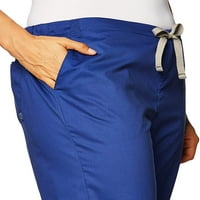 Чудовик за жените за жените за чудо од треперење на ногата, панталони 4x-големи галакси сини