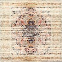 Нулум Сарита потресен персиски тркач килим, 2 '6 10', сива