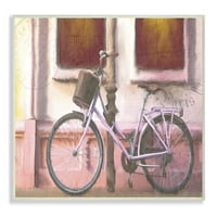 Ступел Домашен Декор Златен Час Топол Велосипед На Зајдисонце Сликарство Платно Ѕид Уметност