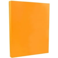 Писмо за хартија и плик, картон, светло портокалово, 8. 11, по пакет