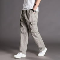Машка Секојдневна Мода Лабава Плус Големина На Отворено Спортски Панталони Долги Панталони Сјајна Пена Ѕвезда Мажи Карго Панталони