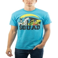 Графичка маица за машки DC Comics Batman and Robin Squad