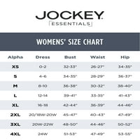 Jockey® Essentialsенски Seamfree® Eco Thong долна облека, без линиски гаќички, пакет, големини Small-3XL, 5330