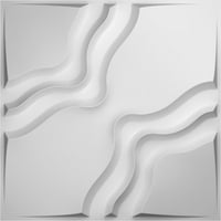 Ekena Millwork 5 8 W 5 8 H Rague Endurawall Decorative 3D Wallиден панел, бел