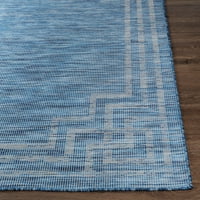 Уметнички ткајачи Celandine Denim 6'4 9 'Традиционален килим за граничен правоаголник област