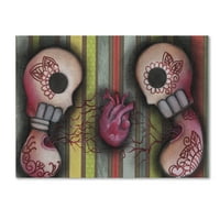 Трговска марка ликовна уметност „Една loveубов“ платно уметност од Абрил Андрејд